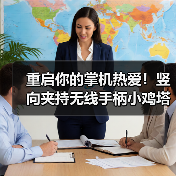 重启你的掌机热爱！竖向夹持无线手柄小鸡塔可正式上市！（图4）