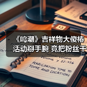 《鸣潮》吉祥物大傻椿活动掰手腕 竟把粉丝干骨折（图3）