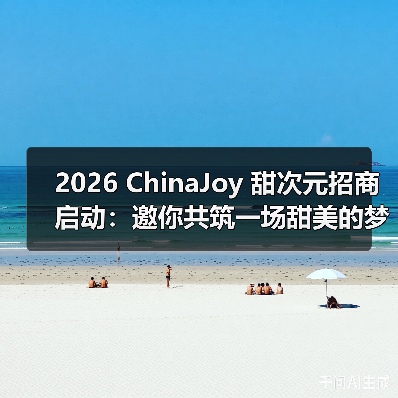 2026 ChinaJoy 甜次元招商启动：邀你共筑一场甜美的梦（图4）