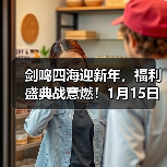剑鸣四海迎新年，福利盛典战意燃！1月15日《剑网2》诚邀共赴新征程！