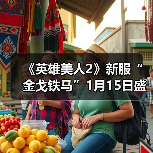 《英雄美人2》新服“金戈铁马”1月15日盛大开启!（图3）