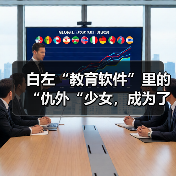白左“教育软件”里的“仇外“少女，成为了英国男人的幻想对象（图4）