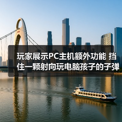 玩家展示PC主机额外功能 挡住一颗射向玩电脑孩子的子弹(图3) 玩家展示PC主机额外功能 挡住一颗射向玩电脑孩子的子弹(图3)