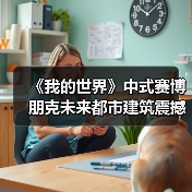 《我的世界》中式赛博朋克未来都市建筑震撼亮相（图1）