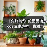 《寂静岭f》狐面男演员cos游戏造型：优雅气质完美复刻（图1）